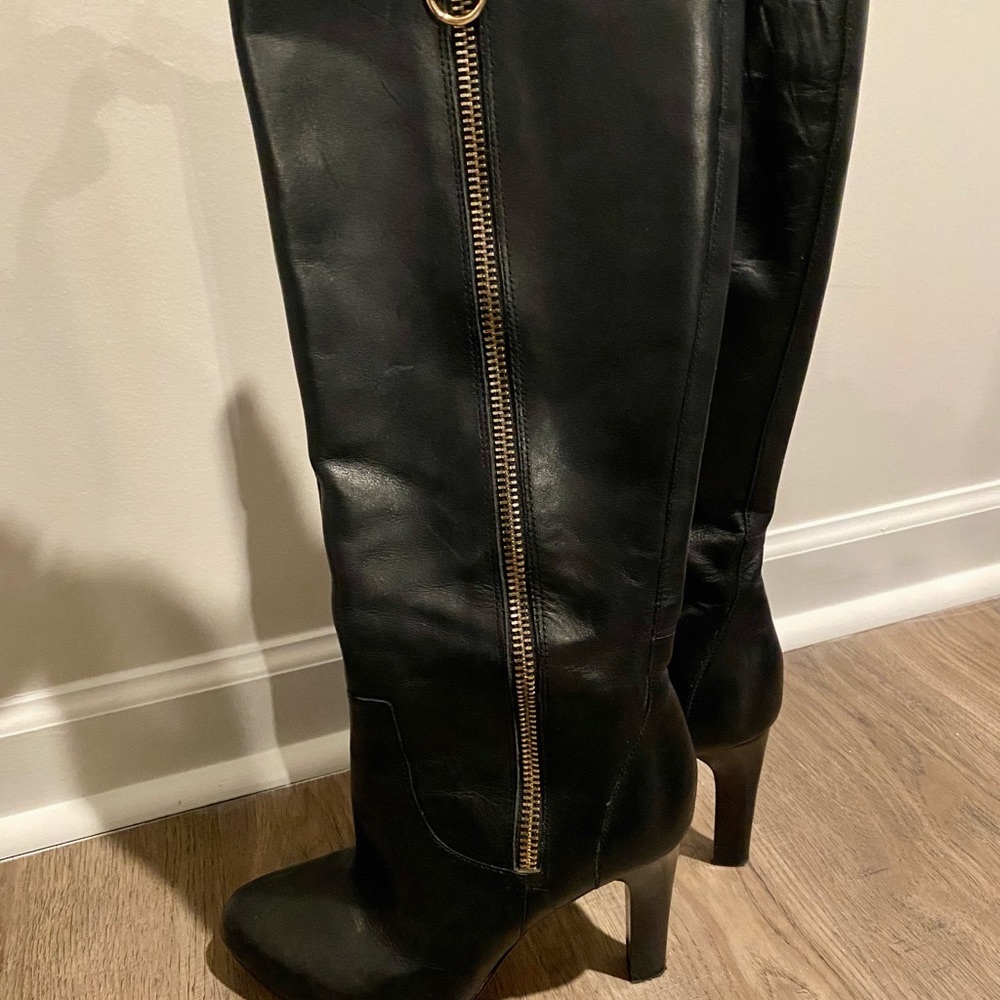 Leather Tall Boots